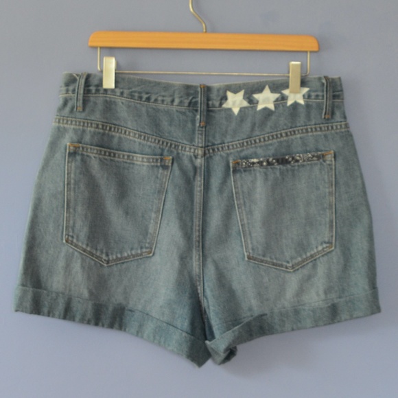 Like New Gap Super High Rise Denim Shorts - Picture 3 of 10